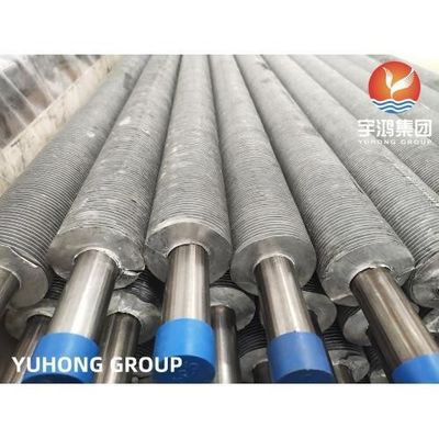 Buy Extruded Fin Tube With Base Tube ASME SA249 TP304 Aluminum Fin Applied For Heat Exchanger online manufacture