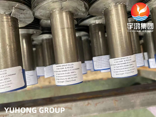 Buy Embedded G Fin tube, ASTM B163 Monel 400 Copper Nickel Seamless Tube with Al 1060, Oil Refining Project online manufacture