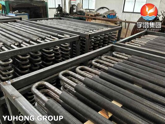 Buy High Frequency Welding Fin Tube , U Bend Type (U Bend Fin Tube),SA213 T9 And SS409, Evaporator Application online manufacture