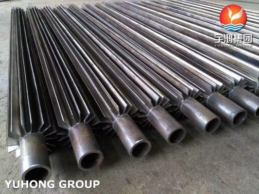 Buy Longitudinal Finned Tube, ASTM A312 TP316L With Stainless Steel Fin, For Petrochemical Industry online manufacture