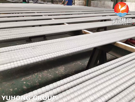 Buy Stainless Steel Corrugated Tube ASTM A213 TP304 , Enhanced Heat Transfer In Heat Exchanger online manufacture