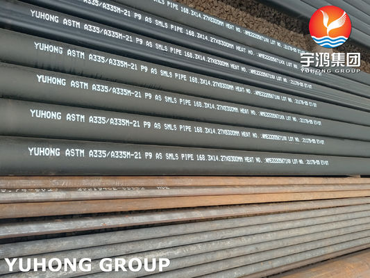 Buy Seamless Boiler Tube ASTM A335 P9 , Alloy Steel , Power Generation , Industrial Boiler online manufacture
