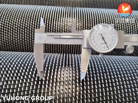 Buy High Frequency Welding Fin Tube Serrated Type ASTM A312 TP304H For Power Plant Furnace online manufacture