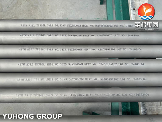 Buy Heat Exchanger Tube ASTM A312 TP316L For Power Generation online manufacture