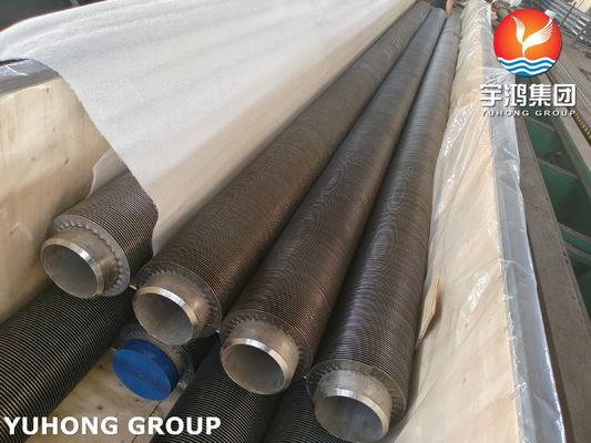 Buy High Frequency Welding Fin Tube For Waste Heat Recovery System TP347H Base Pipe online manufacture