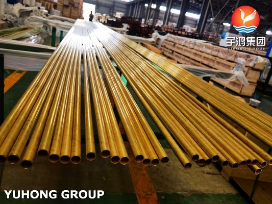 Buy Copper Alloy Steel ASTM B111 C68700 Heat Exchanger Tube In Cooling Systems online manufacture