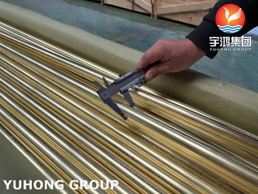 Buy Copper Alloy Steel ASME SB111 C44300 O61 Heat Exchanger Tube In Power Generation online manufacture