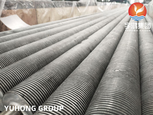 Buy Stainless Steel Extruded Fin Tubes TP304 With AL1060 Fins For Condenser online manufacture