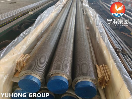Buy HFW Fin Tube ASTM A312 TP347H Stainless Steel Spiral Fin tube For Economizer online manufacture