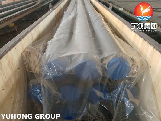 Buy High Frequency Welding Solid Fin Tube, Stainless Steel ASTM A312 TP347H For HRSG System online manufacture