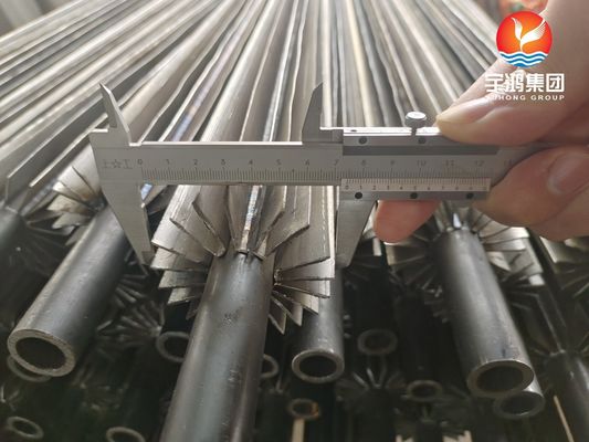 Buy Longitudinal Finned Tubes ASTM A179 Heat Exchanger Tubes With Carbon Steel Fins online manufacture