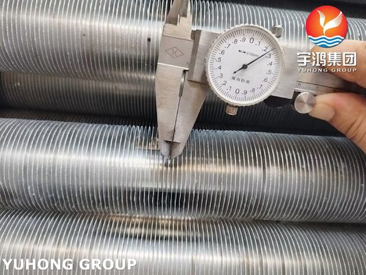 Buy L Type Spiral Wound Finned Tube ASTM A249 TP304 With AL1100 Fins For Coolers online manufacture