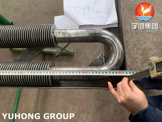 Buy U Bend Solid Finned Tube HFW For Fired Heater Furnace Convection Section online manufacture