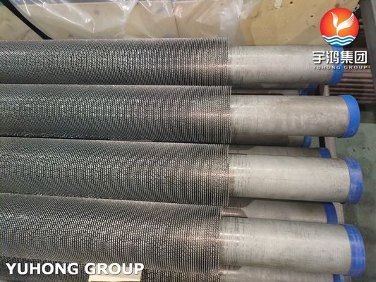 Buy ASTM A312 TP304H Welded Helical Serrated Finned Tubes For Economizer Boiler online manufacture
