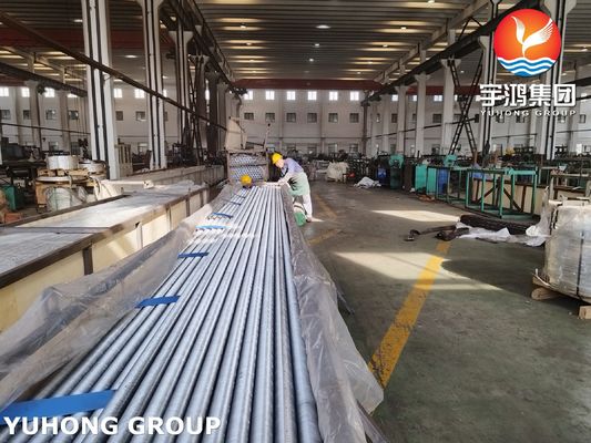 comprar Material de las aletas ASTM A213 T5 Al1060 Tubo G Fin incorporado para el sistema de refrigeración fabricación en línea