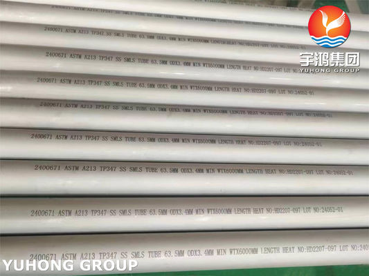 Buy ASTM A213 TP347 Stainless Steel Seamless Tube For Heat Exchanger Application online manufacture