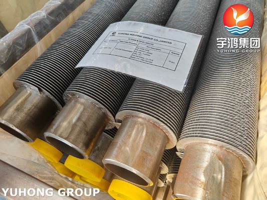 Buy Alloy Steel Helical Solid Finned Tube ASTM A335 P22 For Air Preheaters Boiler online manufacture