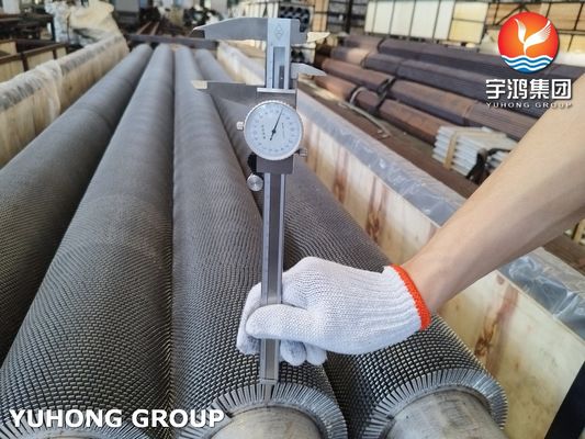 Buy Stainless Steel HFW Serrated Fin Tube ASTM A312 TP304H With SS304 Fin Material For Heater Coil online manufacture