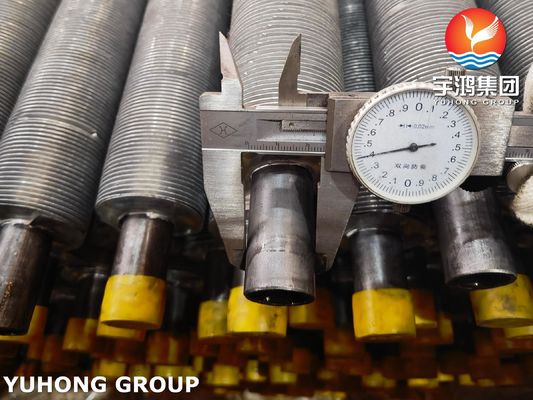 comprar Tubos de aleta extrudidos de acero al carbono ASTM A179 con aletas AL1060 para refrigeradores fabricación en línea