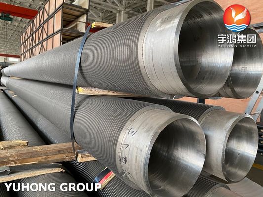 Buy ASTM A312 TP347H High Frequency Welding Fin Tube In Air Preheater And Condenser online manufacture