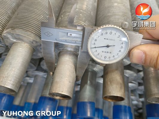 Buy Air Cooler Stainless Steel Extruded Finned Pipe ASTM A269 TP304 With Al1060 online manufacture
