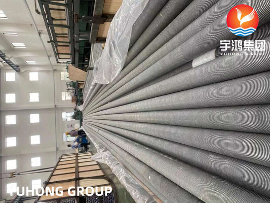 Buy Wound L Fin Tubes ASTM A249 TP304 Welded Base Tube With AL1060 Fins online manufacture
