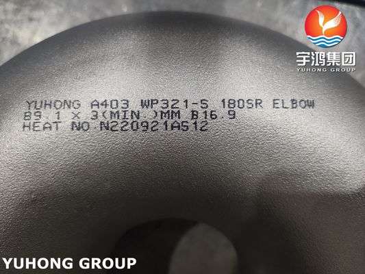 Buy ASTM A403 WP321-S Stainless Steel 180 Degree U Bend or Elbow For Oil and Gas Industry online manufacture
