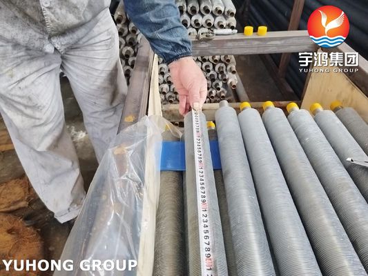 Buy ASME SA249 TP304 Stainless Steel Welded Tube L Type Fin Tube For Air Cooler online manufacture