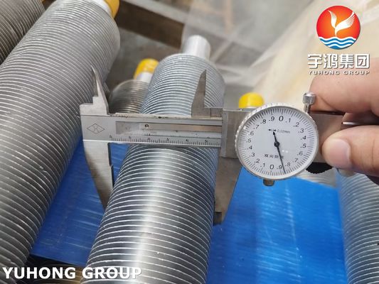Buy Wound Type Fin Tube ASME SA249 TP316L Stainless Steel Welded Tube online manufacture