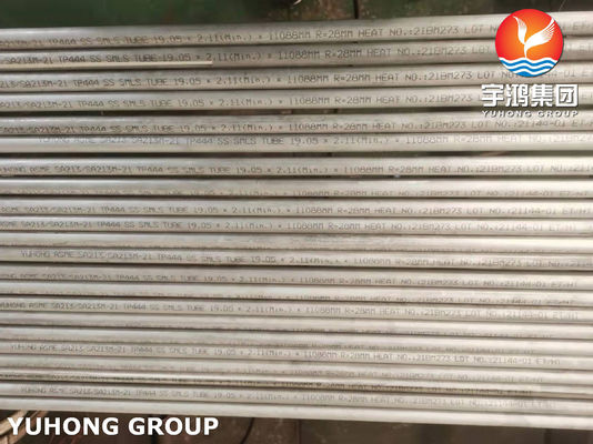 Buy ASTM A213 TP444 Stainless Steel Seamless Tube For Power Generation online manufacture