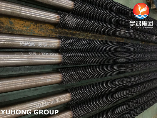 Buy ASTM A213 T9 Studded Fin Tube Used For Heating Furnace and Economizer online manufacture
