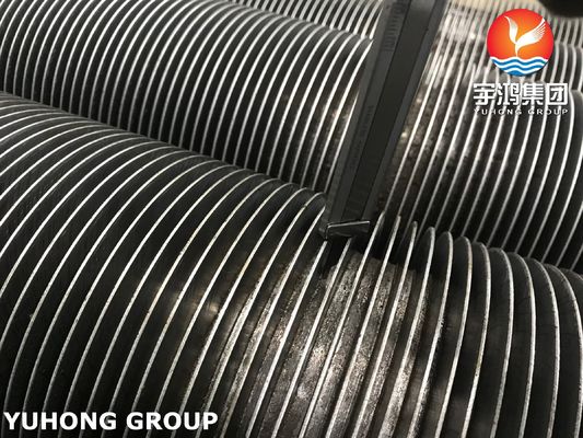 Buy High Frequency Welding Solid Finned Tube ASTM A213 T9 with AS Fins For Heat Exchanger online manufacture