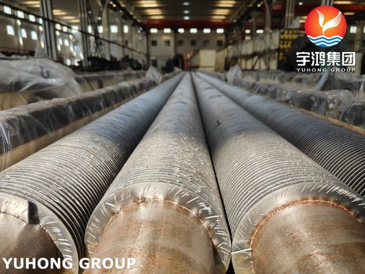 Buy Solid Fin Tube High Frequency Welding Tpye ASTM A335 P22 With 11-13CR Strip online manufacture
