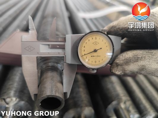Buy ASME SA209 Carbon Steel Embedded Finned Tube With AL1060 Fins For Power Plants online manufacture