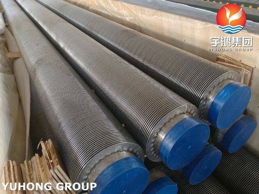 Buy ASTM A312 TP347H HFW Solid Finned Tube with SS304 Fins For Air preheaters online manufacture