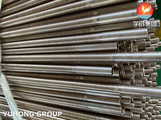 Buy ASTM B111 C71500 Copper Nickel Steel Seamless Tube Low Fin Tube For Heat Exchanger online manufacture