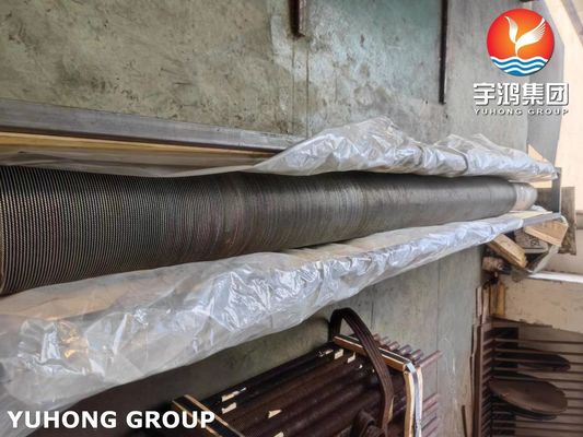 Buy HFW Serrated Fin Tube Stainless Steel ASTM A312 TP347 With Stainless Fin For Radiator Tube online manufacture