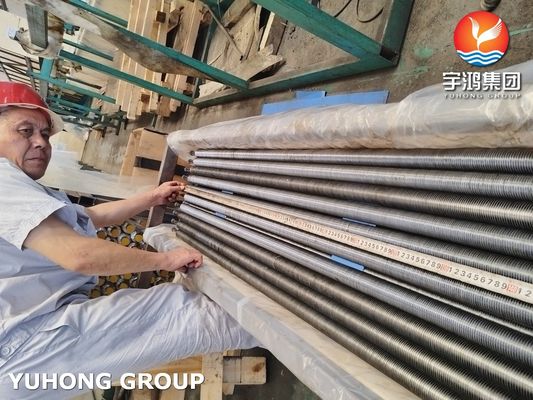 Buy ASTM A179 Carbon Steel G Type Embedded Fin Tube With Aluminium Strip For Air Cooler online manufacture