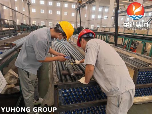 Mua ASME SA209 Loại G ống có vây nhúng với vây nhôm 1060 cho máy trao đổi nhiệt nhiệt độ cao sản xuất trực tuyến