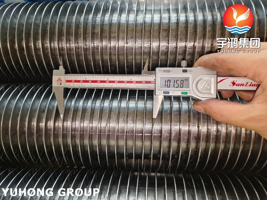 شراء ASTM A335 P22 Solid Finned Tube with 11-13Cr Fins for Heat Exchangers التصنيع عبر الإنترنت