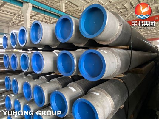 High Frequency Welding Base Tube ASTM A312 TP304 Fin Material ASTM A240 SS 304