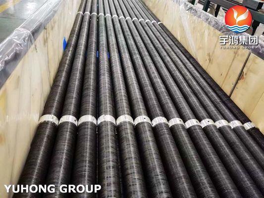 Carbon Steel Embedded G Fin Tube , ASTM A179 With ASTM B209 Al 1060, Heat Exchanger Application