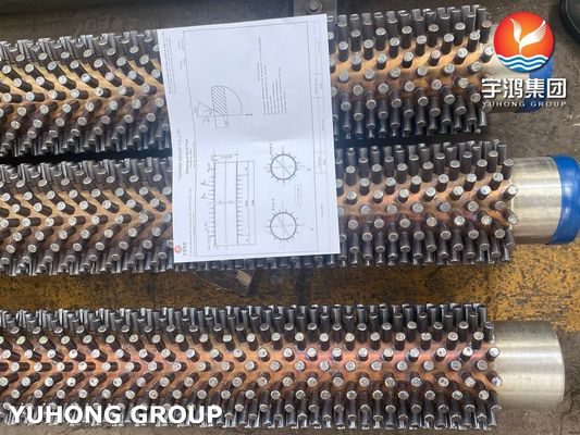 Alloy Steel Studded Tube, ASME SA335 P5 With 11Cr, Fired Heater, Convective Heater Coils For Oil Refinary