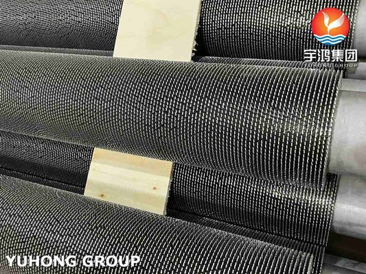 ASTM A213 TP316L Serrated Finned Tube , For Petrochemical And Chemical Processing