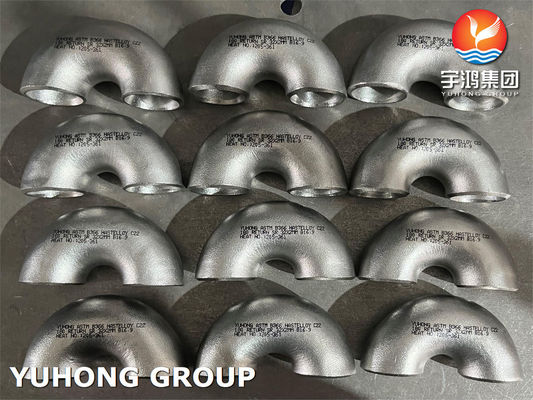 ASME U Bend Return ASTM B366 C22, NO 6022 Aleación de aluminio Hastelloy 180 grados Codo SR Calentador a fuego