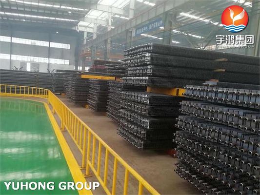 Seamless Steel Square ASME SA106 H Type Fin Tube For Economizer
