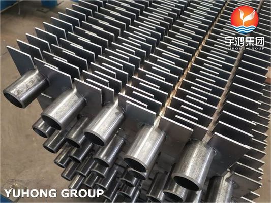 H Type Seamless Steel Square ASME SA270 TP316L Fin Tube Heating Transfer System Economizer