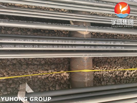 Alloy Steel ASTM A335 P5 Heat Exchanger Tube Refining Industries