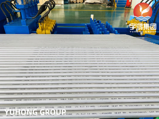 Stainless Steel A213 TP316L Heat Exchanger Tube In Condenser And Evaporator