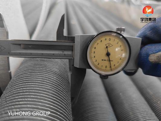 ASME SA249 TP304 Extruded Finned Tubes With AL Fin For Air Cooler Heat Exchangers